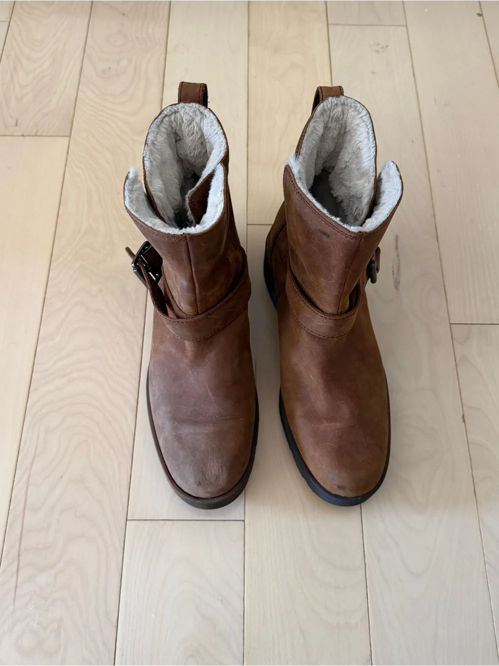 Timberland Waterproof Women’s Brown Leather Ankle Harness Boots
